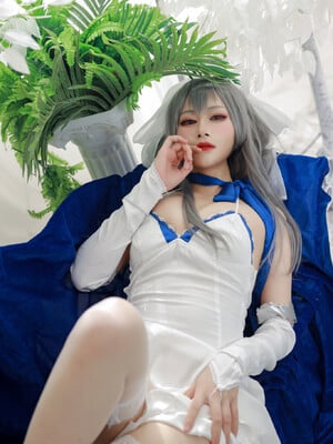 【兔胖胖】碧蓝航线-路易九世婚纱花嫁_10041