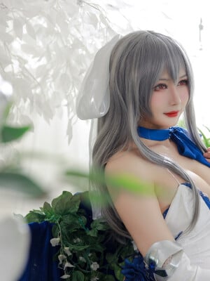 【兔胖胖】碧蓝航线-路易九世婚纱花嫁_10048
