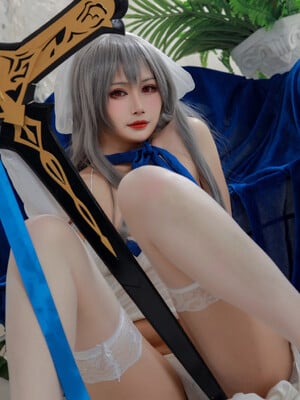 【兔胖胖】碧蓝航线-路易九世婚纱花嫁_10051