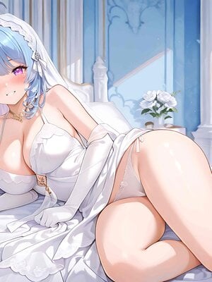 【Azur Hentai】海妈婚纱 BBC