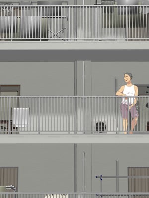 [モンシロ] 伯母に焦がれて17「昼下がりのベランダで、淫モラル交尾」シーズン3_0853
