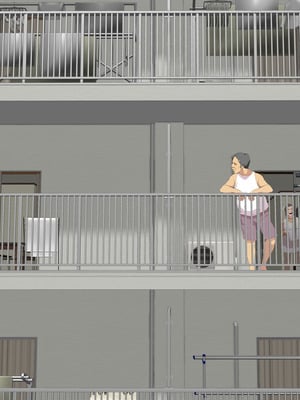 [モンシロ] 伯母に焦がれて17「昼下がりのベランダで、淫モラル交尾」シーズン3_0854