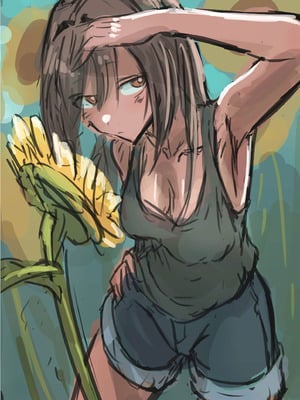 [即丸] 日焼け美少女が誘惑してくるんだが [DL版] [不太会说话汉化]_173