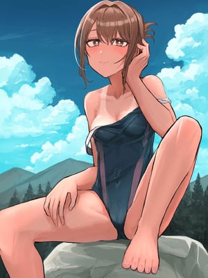 [即丸] 日焼け美少女が誘惑してくるんだが [DL版] [不太会说话汉化]_200