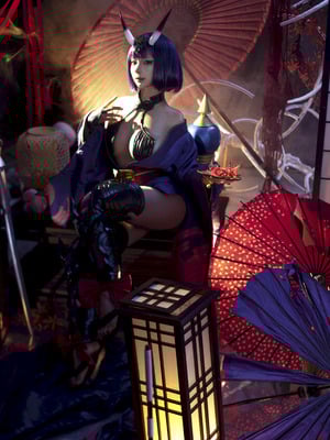 蠢沫沫 - 2025年09月自拍 - 酒吞童子 & 明日香 & 武藏 (？)_02