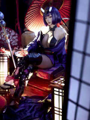 蠢沫沫 - 2025年09月自拍 - 酒吞童子 & 明日香 & 武藏 (？)_10