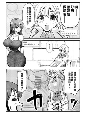 [バニバニ (Bani)] ふたなり妹が大好きなお姉ちゃんを睡眠姦する話 [中国翻訳]_02
