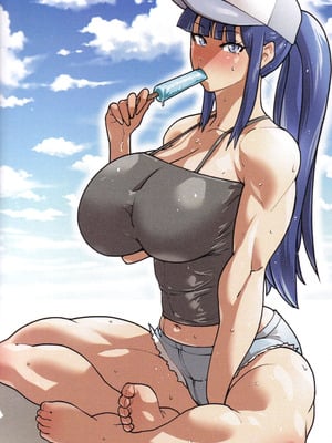 (C106) [空は血みどろ (空蜂ミドロ)] サオリの水着テスト (ブルーアーカイブ)_19