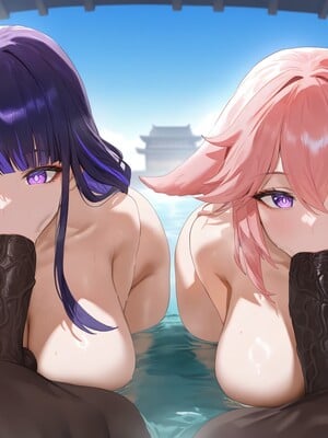 [Naezolt] Raiden & Yae Onsen_0047
