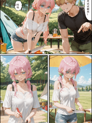 [NTR Paradox]川遊びの日の式守さん [AI Generated](pixiv)(機翻)_translated_057_058
