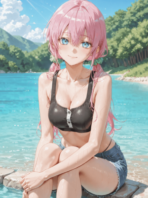 [NTR Paradox]川遊びの日の式守さん [AI Generated](pixiv)(機翻)_translated_065_066