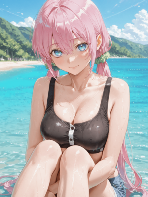 [NTR Paradox]川遊びの日の式守さん [AI Generated](pixiv)(機翻)_translated_066_067