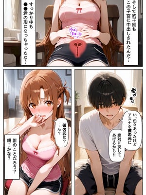 [【妹＆制服】大好き商店（byハマダ殿下）] セックスしないと出られない部屋《SA●アスナ》 [AI Generated]_117