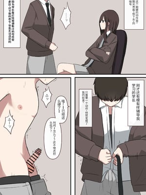 [顔印象零] 大好きな先輩の雑魚マゾ調教日記 [中国翻訳]_03