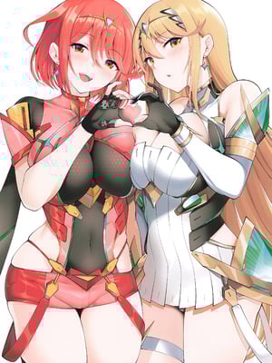 (C106) [DAIVE (KOU)] 楽園 (ゼノブレイド2) [甜族星人x我不看本子汉化] [DL版]_06