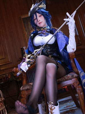 水淼Aqua cosplay Clorinde - Genshin Impact_13