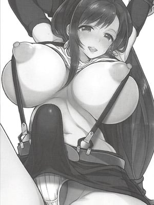 (ふたけっと13) [サムライ忍者GREENTEA] ふたなり童貞ティファ総集編 -追憶- 淫乱メスチンポ快楽堕ち (ファイナルファンタジーVII) [IC个人汉化]_08