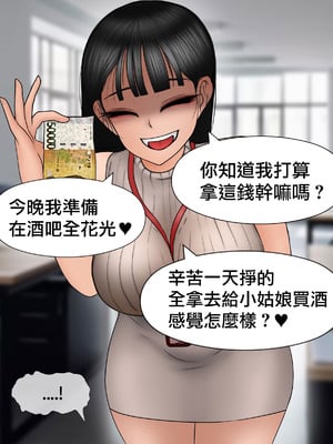 [필리아] 여신입에게 돈 상납하고 축소되는 만화｜把錢上供給實習妹，然後變小了 [沒有漢化]_030