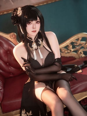 Natsuko夏夏子 - 碧蓝航线镇海旗袍_48