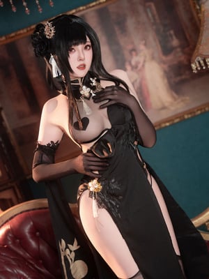 Natsuko夏夏子 - 碧蓝航线镇海旗袍_54