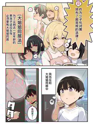 [ダークネス社 (だーくねすゆま)] おねーさん同棲法ができちゃった世界 [甜族星人x我不看本子汉化]_03