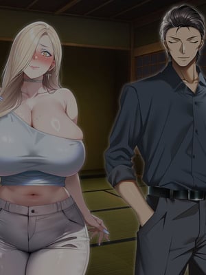 [アイチルワークス (林チェリー)] 人妻ギャルがスワッピングで巨根男に孕まされてお持ち帰りされた話_0361