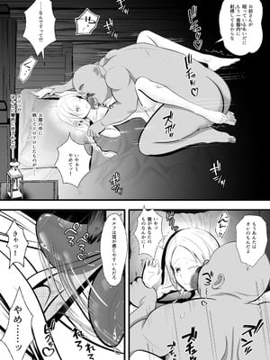 [ほとりの小屋] エルフ(♀)の冒険者が宿屋の主人に夜這い&種付けされるお話_32