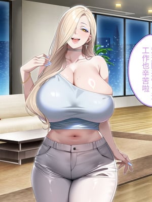 [アイチルワークス (林チェリー)] 人妻ギャルがスワッピングで巨根男に孕まされてお持ち帰りされた話｜已婚辣妹人妻被巨根受孕并收入囊中的故事 [中国翻訳]_024