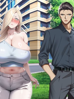 [アイチルワークス (林チェリー)] 人妻ギャルがスワッピングで巨根男に孕まされてお持ち帰りされた話｜已婚辣妹人妻被巨根受孕并收入囊中的故事 [中国翻訳]_456