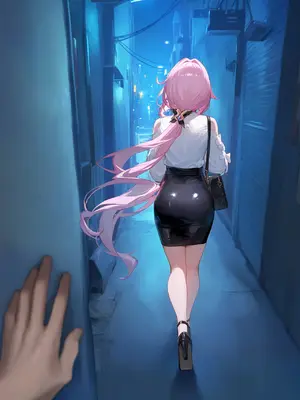 [gray]Office Lady Elysia - 2-[AI Generated]_034_34