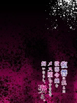 [diletta (潮汐きよし)] 復讐に飢えた没落令嬢をメス堕ちするまで飼いならし、娶る。 [中国翻訳]_02