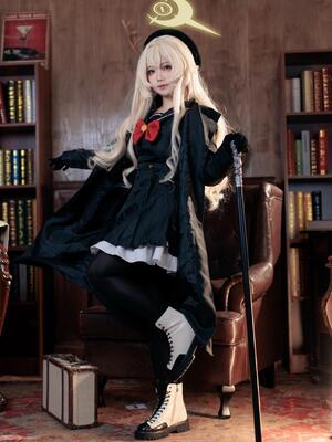 不悬ovo  - 笑面教授_不悬ovo - 蔚蓝档案 - 笑面教授 (OL制服) (3)