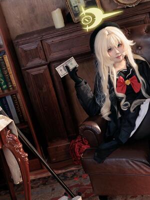 不悬ovo  - 笑面教授_不悬ovo - 蔚蓝档案 - 笑面教授 (OL制服) (10)