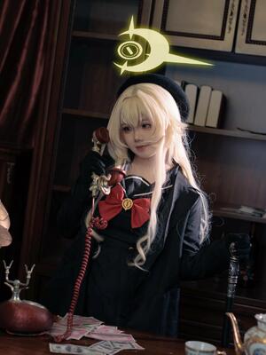 不悬ovo  - 笑面教授_不悬ovo - 蔚蓝档案 - 笑面教授 (OL制服) (11)