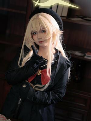 不悬ovo  - 笑面教授_不悬ovo - 蔚蓝档案 - 笑面教授 (OL制服) (14)