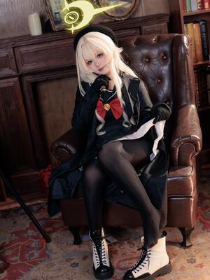 不悬ovo  - 笑面教授_不悬ovo - 蔚蓝档案 - 笑面教授 (OL制服) (15)