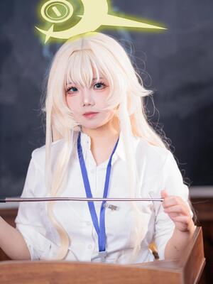 不悬ovo  - 笑面教授_不悬ovo - 蔚蓝档案 - 笑面教授 (OL制服) (29)