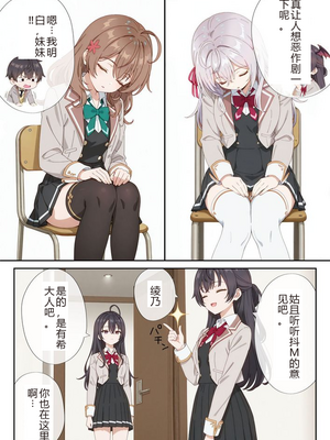 イタズラ好きな妹の催◯暗示で美人姉妹がデレるどころじゃなくなる話1-2 [AI Generated]_image_010