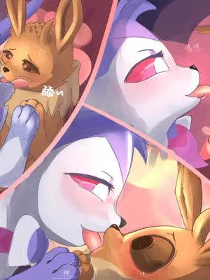 [UtopianVee] Eti and Shiny Sylveon (Pokemon)   埃提与闪光仙布 [Chinese][水猫汉化]-1280x_00000007