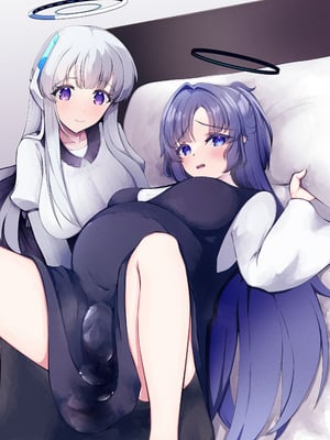 [マジカル影蝶透 (影蝶透、)] ユウカが産むとこみてて (ブルーアーカイブ)