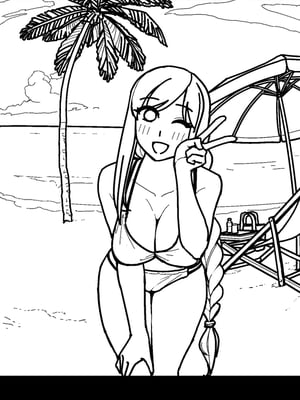 [ぽぽぽｐ]隊長さんと二人きりで海❤