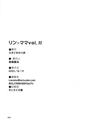 (C106) [スタジオかつ丼 (真鍋譲治)] リン×ママ番外編11_41_dwxu