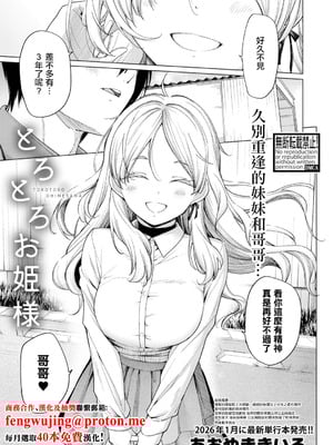 [あおやまきいろ。] とろとろお姫様 (COMIC 真激 2025年12月号) [中国翻訳] [DL版]