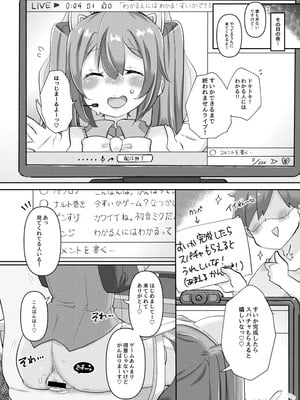 [クソユリ団地 (ジョンソン)] ミクちゃんはライブ配信中えっちな姿をさらしてしまったようです (VOCALOID) [DL版]_04