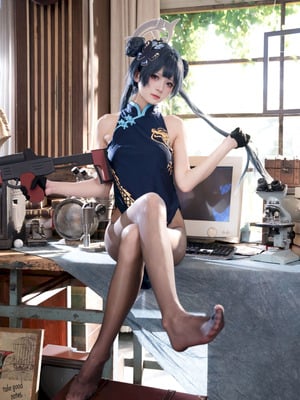 九柒喵 - 蔚蓝档案 龙华妃咲 原皮_18