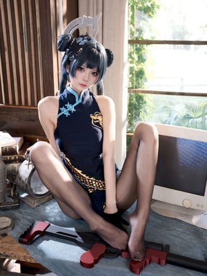 九柒喵 - 蔚蓝档案 龙华妃咲 原皮_24