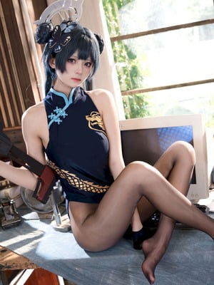 九柒喵 - 蔚蓝档案 龙华妃咲 原皮_35