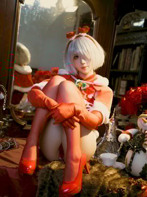 九曲Jean - 尼尔：机械纪元 2B 圣诞_08