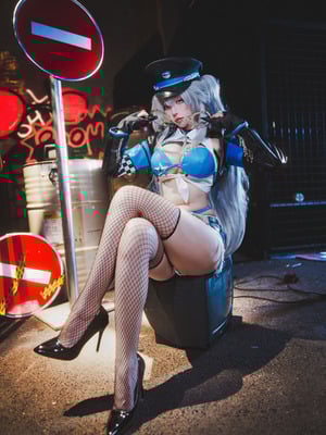 宮本桜 - 交错战线 刃齿 女警_06