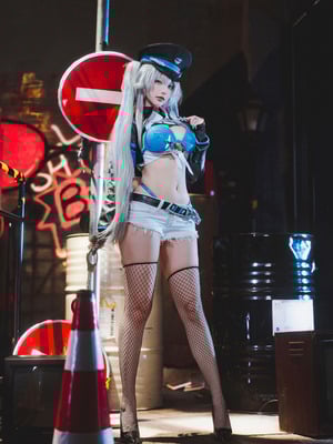 宮本桜 - 交错战线 刃齿 女警_12